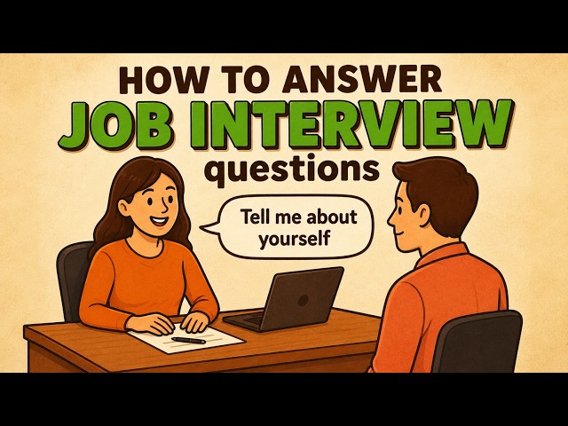 How to Answer Job Interview Questions | Job interview in English