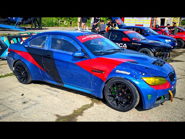 3D VR180 8K50 Onboard Tandem Drifting -  Costy Excess  (chase) - Daniel Albu (lead) - Skills & Expo