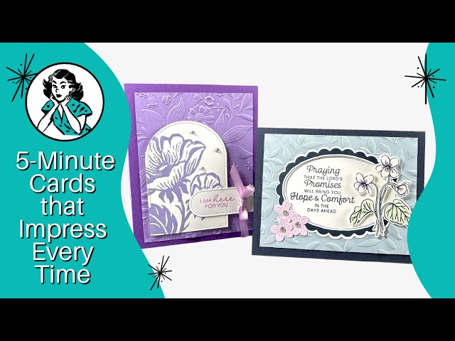 🔴  Need a Card Fast? Try This 5 Minute Handmade Card Layout