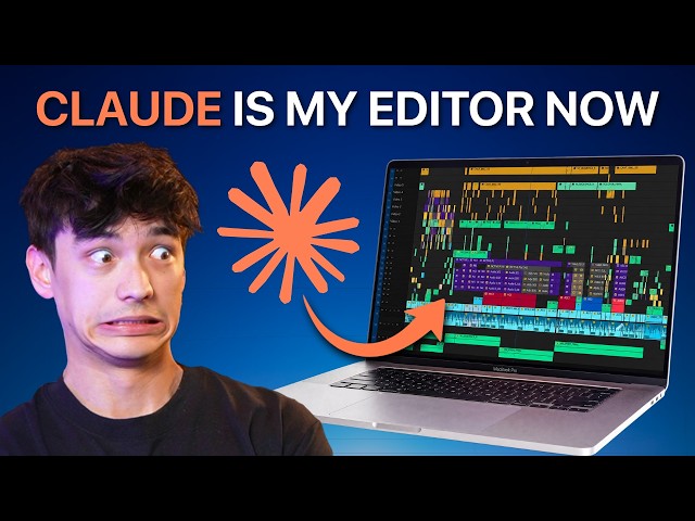 I taught Claude how to use Premiere Pro and it's INSANE.