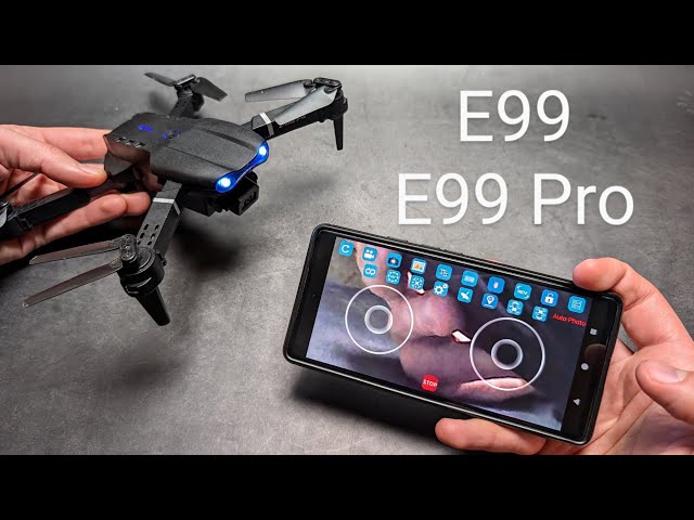 Connect & Pair with Phone App E99 / E99 Pro Drone - Record Videos, Take Pictures & Control using App
