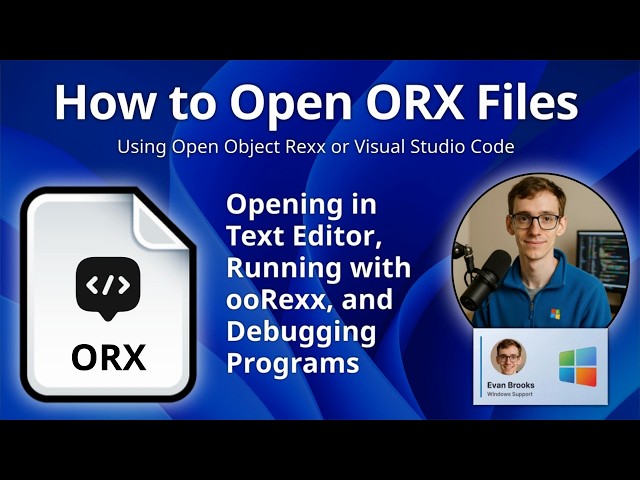How to Open ORX Files (Open Object Rexx Source)