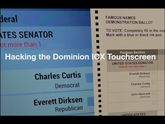 Hacking the Dominion ICX Touchscreen