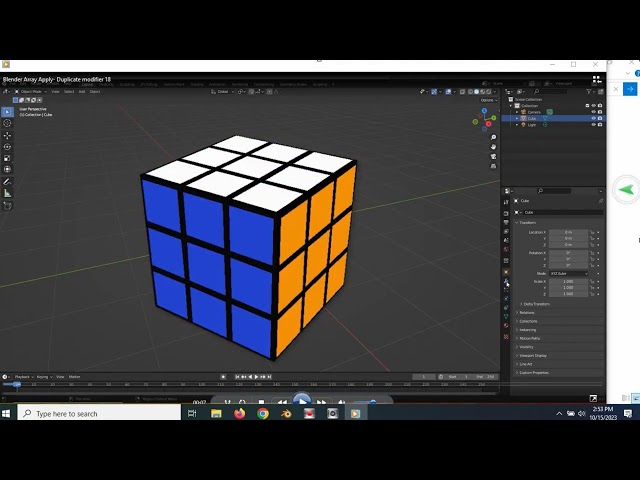 ❇️ Blender Array Modifier Property বাংলা Tutorial | Beginner to Pro