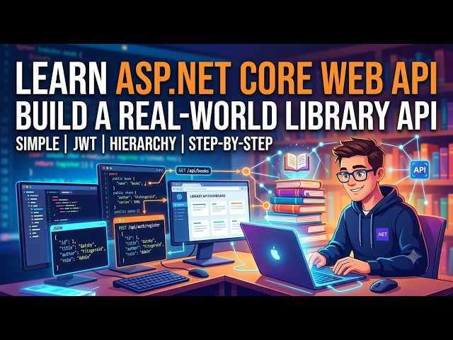 Learn ASP.NET Core Web API: Build a Library API With Advanced Role-Hierarchy System