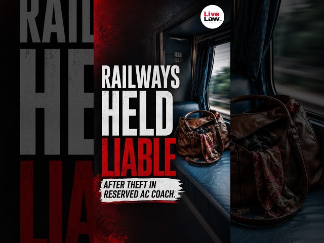 Railways Held Liable After Theft In Reserved AC Coach