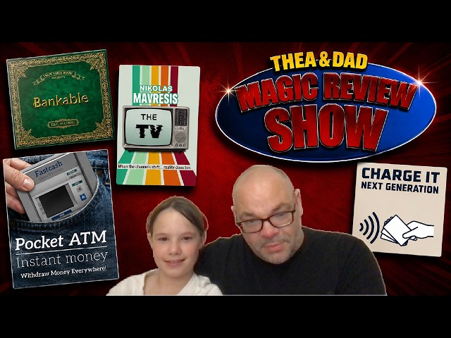 Bankable, The TV, Pocket ATM & Charge It | Thea & Dad's Magic Review Show