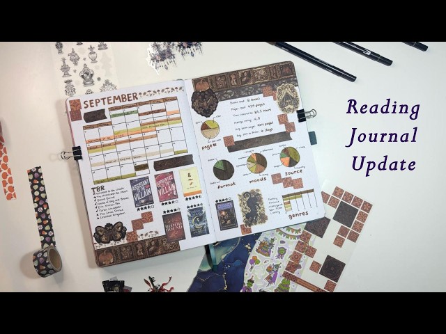 September Reading Journal Update and October Setup
