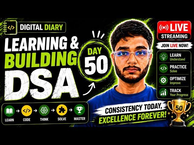 Day 50 DSA Learning | Problem Solving Using Python