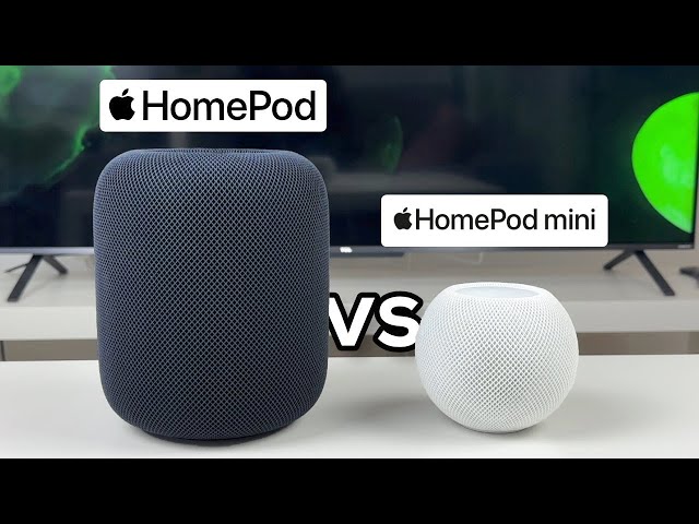 HomePod (2023) vs HomePod mini 🆚 SOUND Test and DIFFERENCES