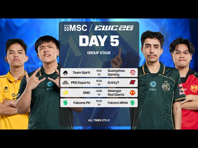 [LIVE] | MSC AT EWC Group Stage Day 5 | (ENG)