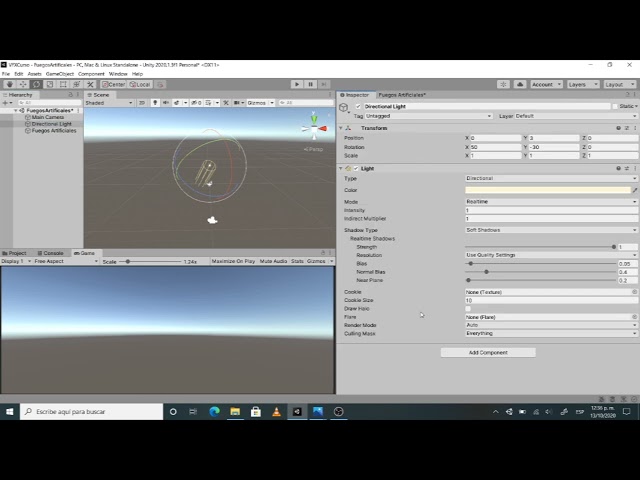 10. Cohetes / VFX Unity3d
