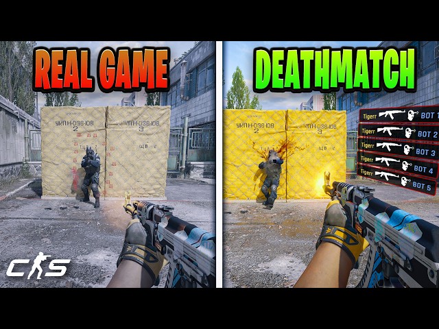 Why Your Aim Feels Amazing in DM But Terrible in Matches