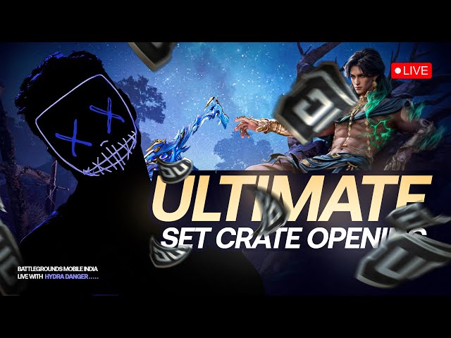 50,000 UC CRATE OPENING | BGMI LIVE | HYDRA DANGER