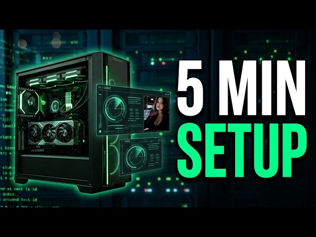 I Set Up a Complete Local AI on PC in 5 Minutes (One-Click)