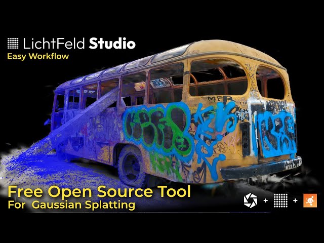 LichtFeld-Studio — Free Open-Source App for Local 3D Gaussian Splatting (No Dependency Setup!)