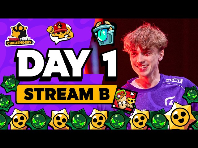 Brawl Stars Challengers Finals | Day 1 | Stream B