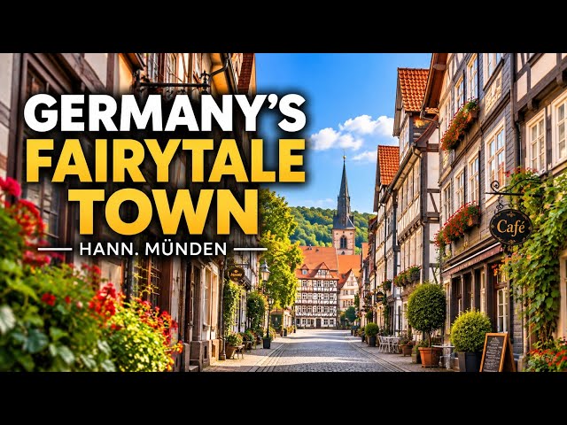 Real Time Walking in Hann. Münden 🇩🇪 | Peaceful Cobblestone Streets