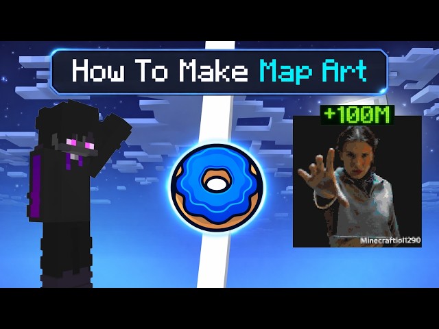 How To Make Map Art On The Donut SMP  * TIPS AND TRICKS *