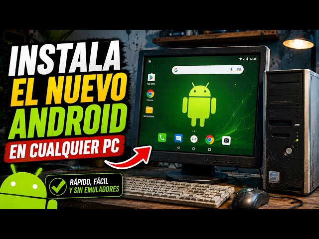 TUTORIAL | How to install a New Android Operating System on ANY Old or New PC/LAPTOP ✅