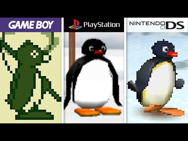 Pingu "Noot Noot!" | Game Boy vs PlayStation vs Nintendo DS | Full Graphics Comparison