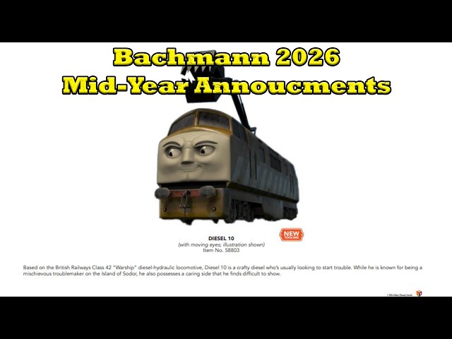 Thoughts on Bachmann's 2026 Mid Year Announcements| Mind = Blown | DCC Sodor