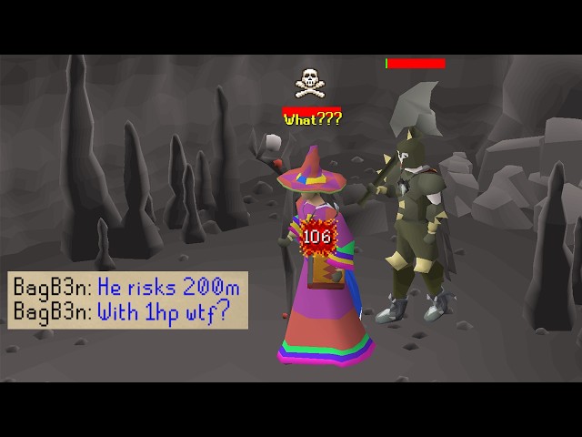 I Camped this Cave with 1 hp Dharok's (Enter = Die)
