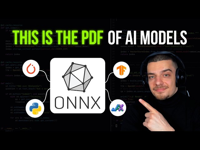 ONNX: The PDF Format For Neural Networks