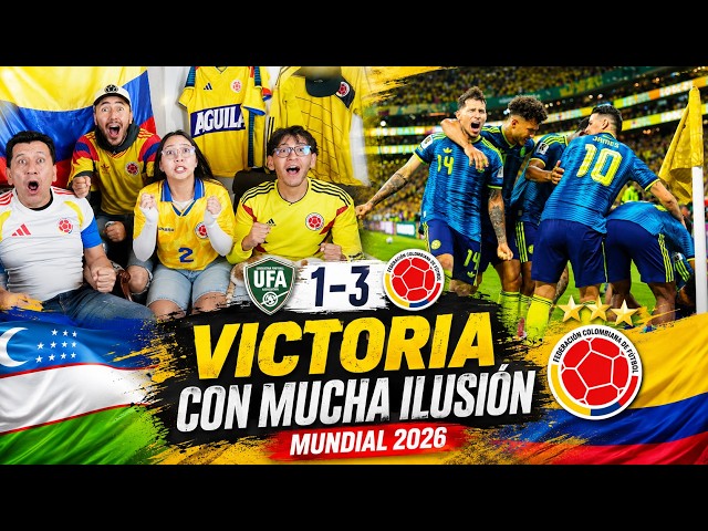 TOTAL MADNESS! 😱 Reaction to Colombia's win vs. Uzbekistan (3-1) 🔥 2026 World Cup
