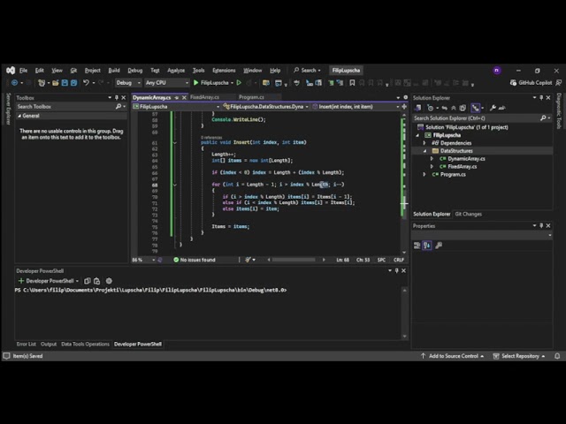 DynamicArray (3) - Insertion