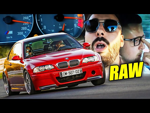 RAW!🤤RUSHING MANUAL BMW E46 M3 CSL // Nürburgring