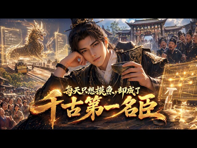 💥完结💥ENG SUB【每天只想摸鱼，却成了千古第一名臣】穿越成小县令，本想靠摸鱼躺平，谁知随手改革竟震动朝堂，从治理一县到名动天下，被迫一路卷成千古名臣。#穿越 #逆袭 #系统 #动画