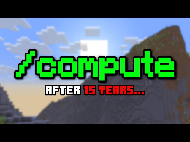 AFTER 15 YEARS, MOJANG HAS GIVEN US MATH.