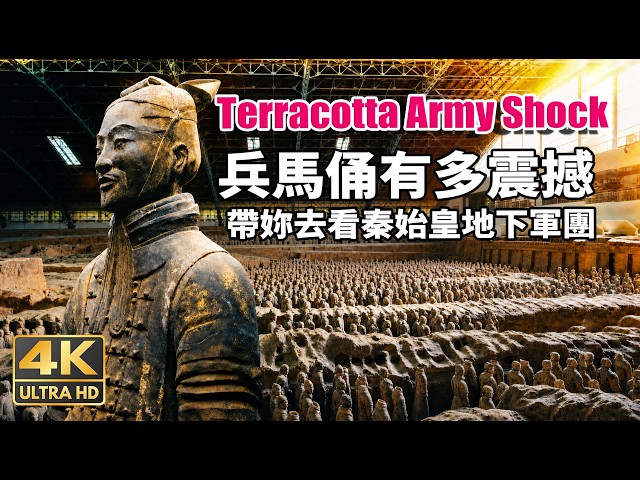 Exploring China’s Greatest Tomb: The Terracotta Army🏺Xi’an Walk 4K
