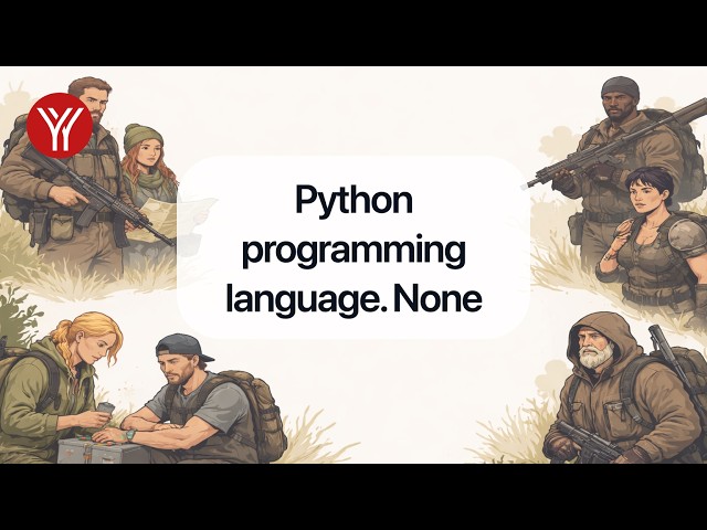 Python programming language. None