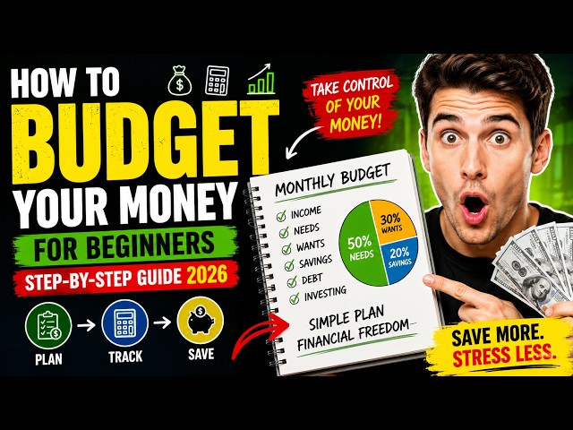 How to Budget Your Money for Beginners (Step-by-Step Guide 2026)
