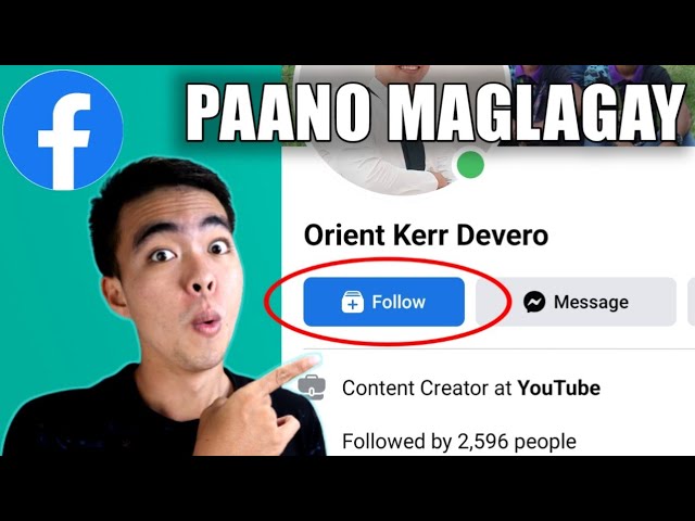 Paano Maglagay ng Follow Button sa Facebook (Updated 2026)