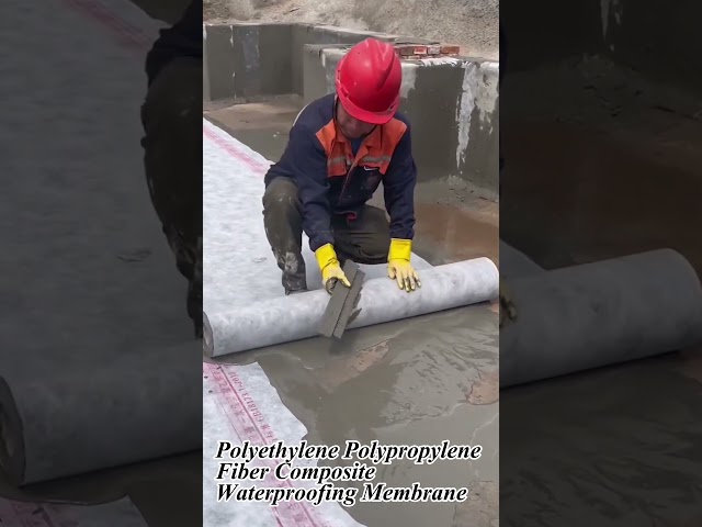 Polyethylene Polypropylene Fiber Composite Waterproofing Membrane