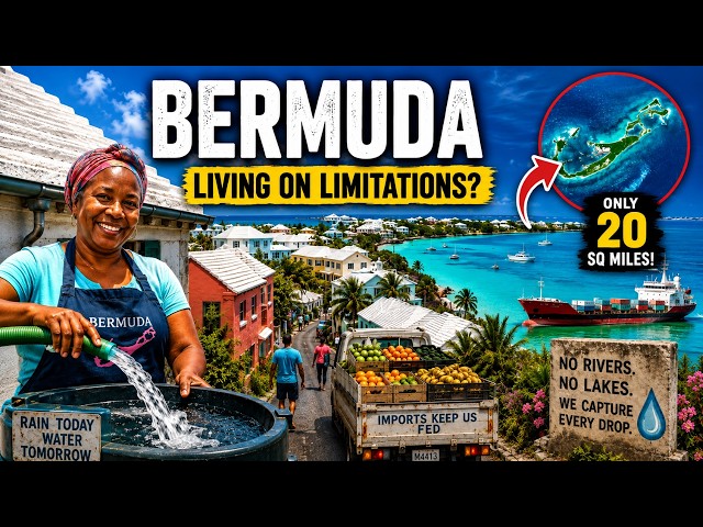 Living in BERMUDA | How 60,000 People Live With No Rivers, No Lakes—and 80% Imported Food | 4K