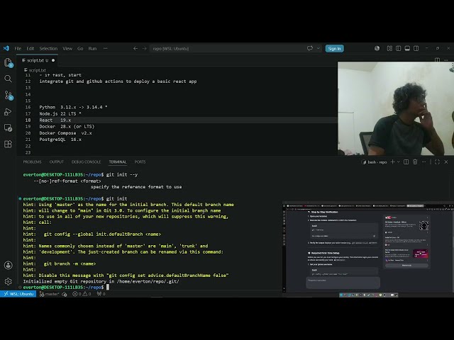Creating an Devops Automation SaaS with React, Python and Docker #1 - WSL Setup 1/2 (NO VIBE CODING)