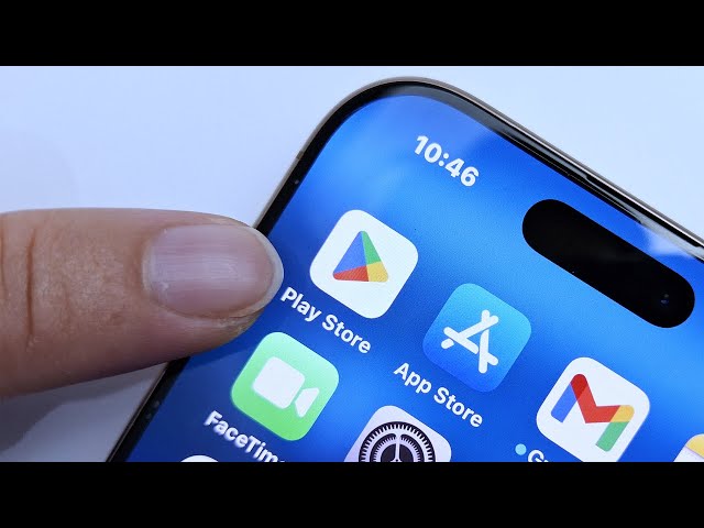 Change App Store to Play Store iPhone (iCon)