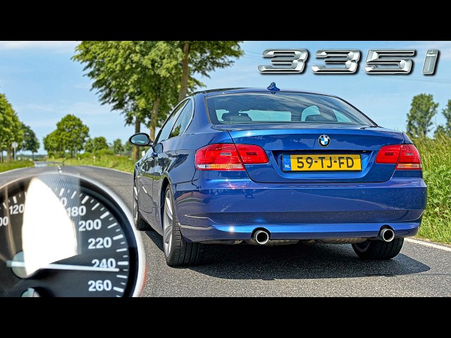 BMW E92 335i N54 MANUAL // SOUND POV & 0-100 100-200 ACCELERATION on AUTOBAHN