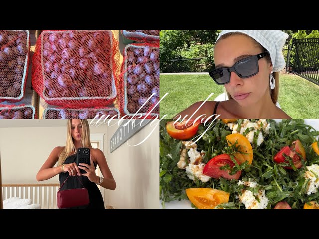 July weekly vlog ￼🍓🧺🐣