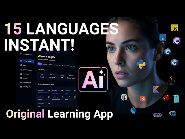 15 Languages, One App, Live AI Recommendations | Full Tutorial | Learn Programming Languages