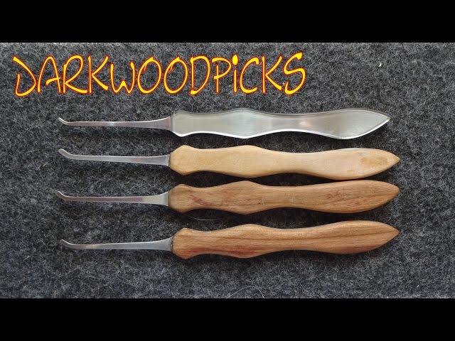 (1064) DarkWoodPick's Package of Custom Lock Picks