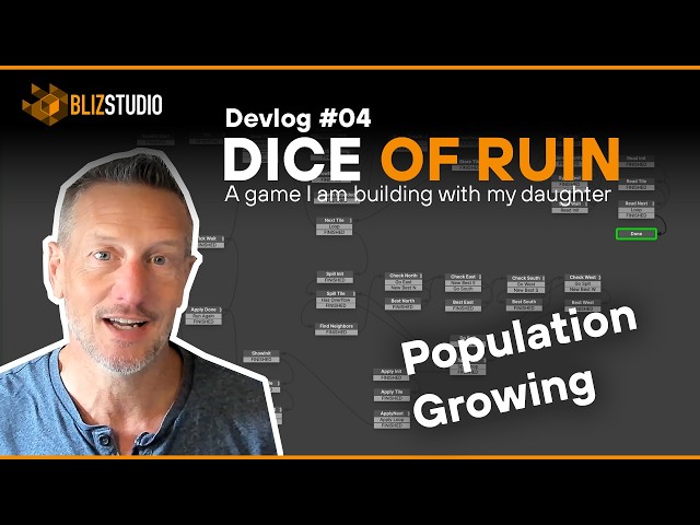 Dice of Ruin Devlog #4 — I Built a Population System (and It's Glorious Spaghetti)