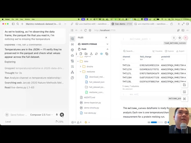 Agentic Data Science: Live Bayesian Modeling with Marimo & Coding Agents