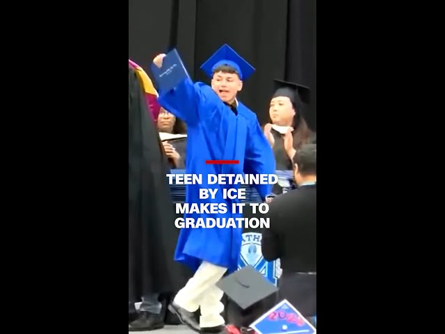 Teen detained by ICE makes it to graduation