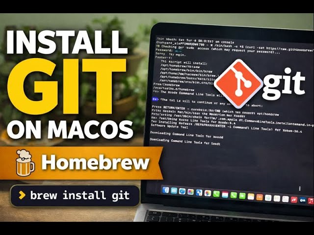 How to Install Git on macOS using Homebrew Beginner Guide In 2026 | GIT Zero To Hero