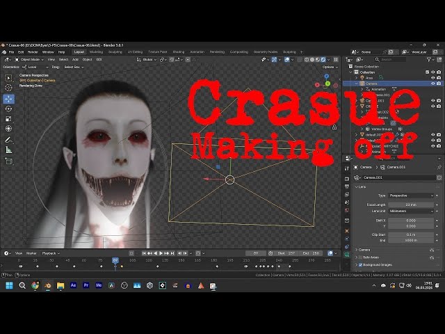 Making Crasue For Short Horror Movie - 4K HDR 60fps